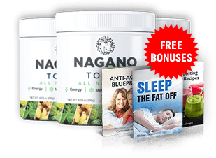 Nagano Tonic 3 Bottles with 2 Digital Books and banner